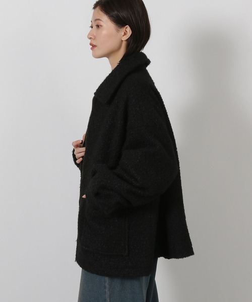 LAKOLE（ラコレ）の「ブークレZIPブルゾン / 496604（ブルゾン・レディース・チェック/ブラック/グレー・FREE）」の9枚目の写真