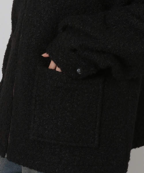 LAKOLE（ラコレ）の「ブークレZIPブルゾン / 496604（ブルゾン・レディース・チェック/ブラック/グレー・FREE）」の19枚目の写真