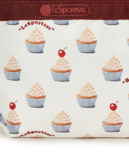 LeSportsac(レスポートサック)の「SMALL SLOAN COSMETIC カップケーキディライト(ポーチ・レディース・ベージュ・FREE)」の6枚目の写真