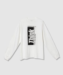 AMERICAN RAG CIE | 【AMERICAN RAG CIE】Think LST（ユニセックス）(Tシャツ/カットソー)