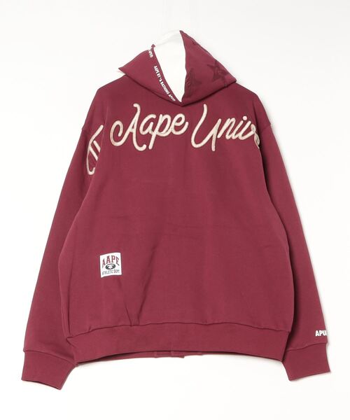 AAPE BY A BATHING APE(エーエイプバイアベイシングエイプ)の「AAPE BUTTON SWEAT HOODIE(パーカー・メンズ・バーガンディー/ブラック・LARGE/X-LARGE/MEDIUM/SMALL/XX-LARGE)」の7枚目の写真