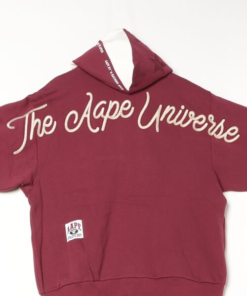 AAPE BY A BATHING APE(エーエイプバイアベイシングエイプ)の「AAPE BUTTON SWEAT HOODIE(パーカー・メンズ・バーガンディー/ブラック・LARGE/X-LARGE/MEDIUM/SMALL/XX-LARGE)」の9枚目の写真