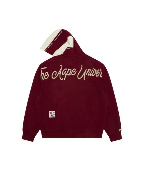AAPE BY A BATHING APE(エーエイプバイアベイシングエイプ)の「AAPE BUTTON SWEAT HOODIE(パーカー・メンズ・バーガンディー/ブラック・LARGE/X-LARGE/MEDIUM/SMALL/XX-LARGE)」の8枚目の写真