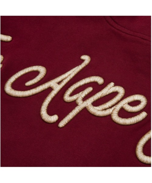 AAPE BY A BATHING APE(エーエイプバイアベイシングエイプ)の「AAPE BUTTON SWEAT HOODIE(パーカー・メンズ・バーガンディー/ブラック・LARGE/X-LARGE/MEDIUM/SMALL/XX-LARGE)」の5枚目の写真