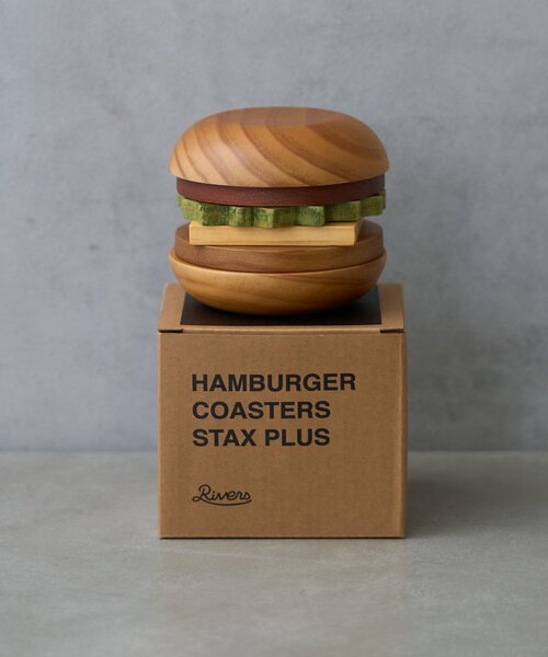 WEB限定】ハンバーガーコースターズスタックスプラス（インテリア雑貨
