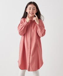 SHIPS any（シップス エニィ）の「SHIPS any:〈洗濯機可能〉ウォーム ネル/コーデュロイ シャツ ワンピース <KIDS>（ワンピース）」