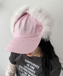 WEGO | WEGO/ラインストーンドッグイヤーキャップ(キャップ)