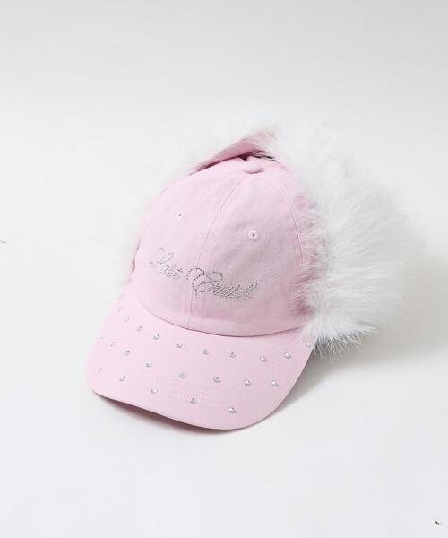 WEGO(ウィゴー)の「WEGO/ラインストーンドッグイヤーキャップ(キャップ・レディース・ライトピンク/ブラック/その他1・FREE)」の15枚目の写真