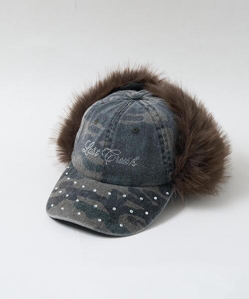 WEGO(ウィゴー)の「WEGO/ラインストーンドッグイヤーキャップ(キャップ・レディース・ライトピンク/ブラック/その他1・FREE)」の17枚目の写真