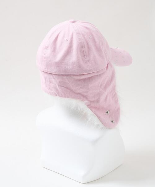 WEGO(ウィゴー)の「WEGO/ラインストーンドッグイヤーキャップ(キャップ・レディース・ライトピンク/ブラック/その他1・FREE)」の22枚目の写真