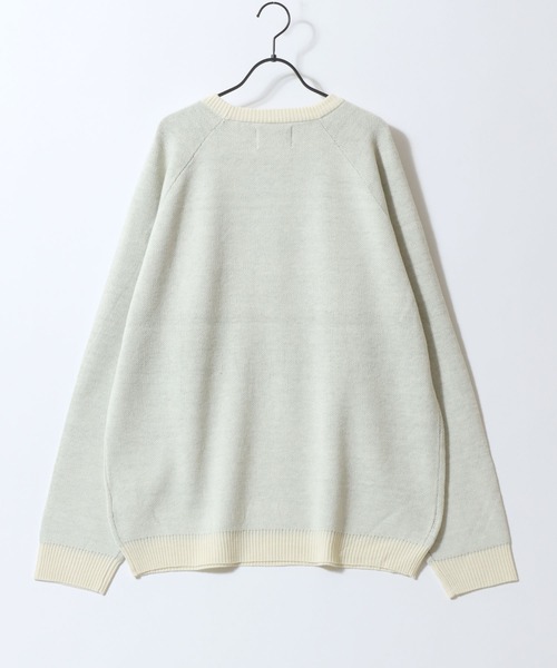 SITRY（シトリー）の「Animal Pattern Double Jacquard Knit Pullover/アニマル柄 オーバーサイズ ダブルジャガード ニット セーター（ニット/セーター・メンズ・アッシュ/アイボリー/ブラック/ブラウン/ネイビー・M/L/LL）」の16枚目の写真
