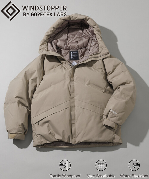 セール】+phenix/プラスフェニックス 別注 GORE-TEX WINDSTOPPER DOWN