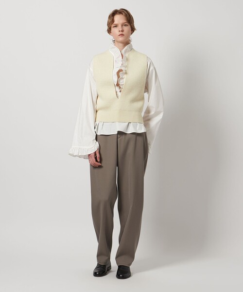 セール】＜LOEFF＞スリットネック ベスト（ニット/セーター）｜LOEFF