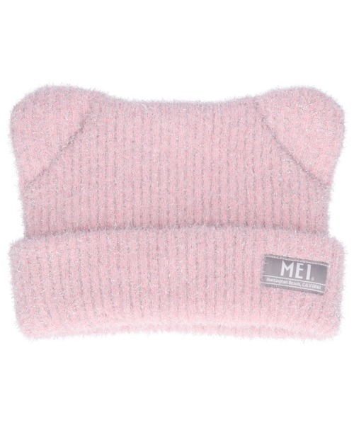 MEI(メイ)の「MEI(メイ)BEAR WATCH/くま耳ニットキャップ メンズ レディース ユニセックス(ニットキャップ/ビーニー・レディース・ライトグレー/ダークグレー/ブラック/ブラウン/ピンク/レッド・FREE)」の5枚目の写真
