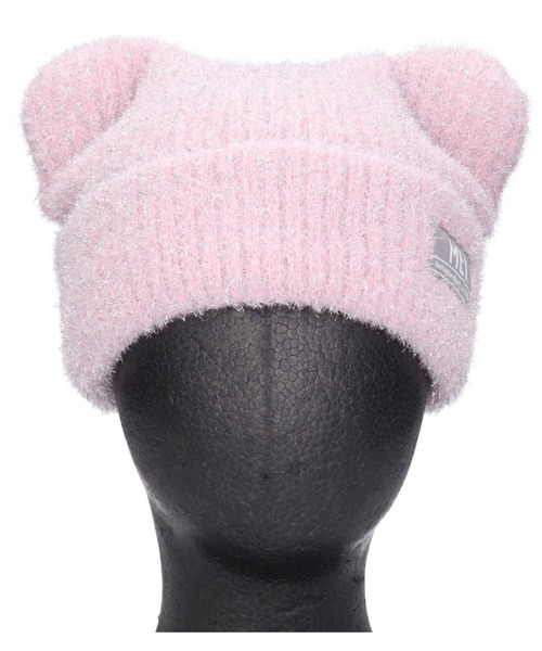 MEI(メイ)の「MEI(メイ)BEAR WATCH/くま耳ニットキャップ メンズ レディース ユニセックス(ニットキャップ/ビーニー・レディース・ライトグレー/ブラウン/ピンク/レッド/ダークグレー/ブラック・FREE)」の15枚目の写真