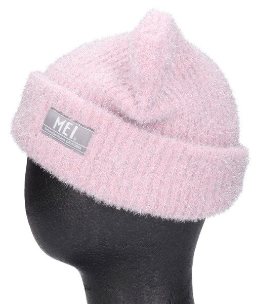 MEI(メイ)の「MEI(メイ)BEAR WATCH/くま耳ニットキャップ メンズ レディース ユニセックス(ニットキャップ/ビーニー・レディース・ライトグレー/ブラウン/ピンク/レッド/ダークグレー/ブラック・FREE)」の17枚目の写真
