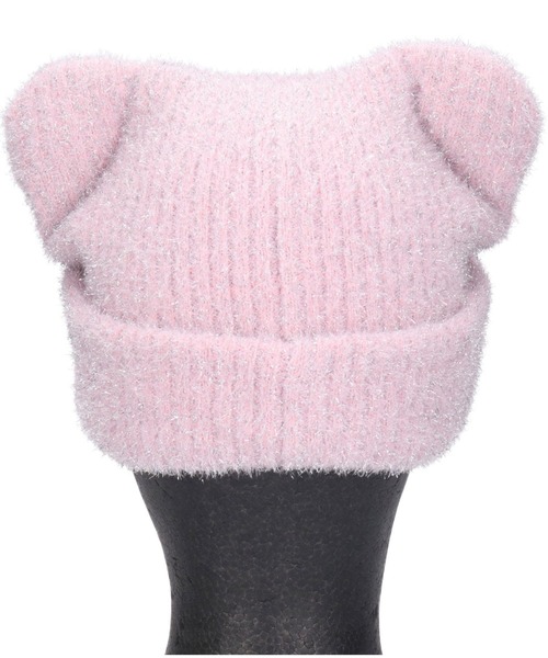 MEI(メイ)の「MEI(メイ)BEAR WATCH/くま耳ニットキャップ メンズ レディース ユニセックス(ニットキャップ/ビーニー・レディース・ライトグレー/ブラウン/ピンク/レッド/ダークグレー/ブラック・FREE)」の19枚目の写真