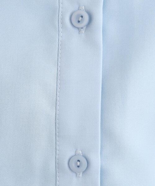 grove（グローブ）の「オーガンジーレイヤードシャツ（シャツ/ブラウス・レディース・サックスブルー/オフホワイト・02/03/01/04/05）」の9枚目の写真