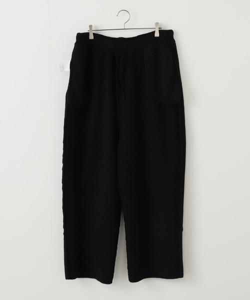 SEEALL(シーオール)の「SEEALL KNIT BUGGY PANTS SAU51/KJ687S:ニットパンツ(その他パンツ・レディース・ブラック・FREE)」の11枚目の写真