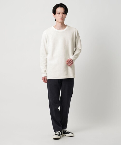 A DAY IN THE LIFE UNITED ARROWS(アデイインザライフユナイテッドアローズ)の「ダブルフェイス リップル カットソー<A DAY IN THE LIFE>(Tシャツ/カットソー・メンズ・ワイン/オリーブ/ブラック/ホワイト・M/XL/L/S)」の13枚目の写真