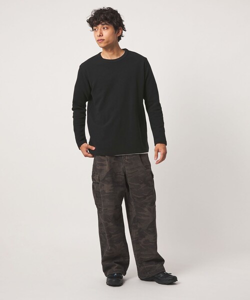 A DAY IN THE LIFE UNITED ARROWS(アデイインザライフユナイテッドアローズ)の「ダブルフェイス リップル カットソー<A DAY IN THE LIFE>(Tシャツ/カットソー・メンズ・ワイン/オリーブ/ブラック/ホワイト・M/XL/L/S)」の15枚目の写真