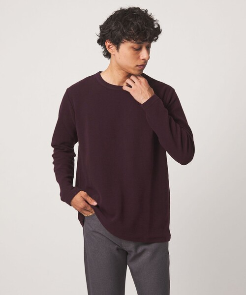 A DAY IN THE LIFE UNITED ARROWS(アデイインザライフユナイテッドアローズ)の「ダブルフェイス リップル カットソー<A DAY IN THE LIFE>(Tシャツ/カットソー・メンズ・ワイン/オリーブ/ブラック/ホワイト・M/XL/L/S)」の17枚目の写真