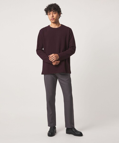 A DAY IN THE LIFE UNITED ARROWS(アデイインザライフユナイテッドアローズ)の「ダブルフェイス リップル カットソー<A DAY IN THE LIFE>(Tシャツ/カットソー・メンズ・ワイン/オリーブ/ブラック/ホワイト・M/XL/L/S)」の18枚目の写真