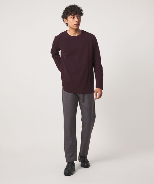 A DAY IN THE LIFE UNITED ARROWS(アデイインザライフユナイテッドアローズ)の「ダブルフェイス リップル カットソー<A DAY IN THE LIFE>(Tシャツ/カットソー・メンズ・ワイン/オリーブ/ブラック/ホワイト・M/XL/L/S)」の19枚目の写真