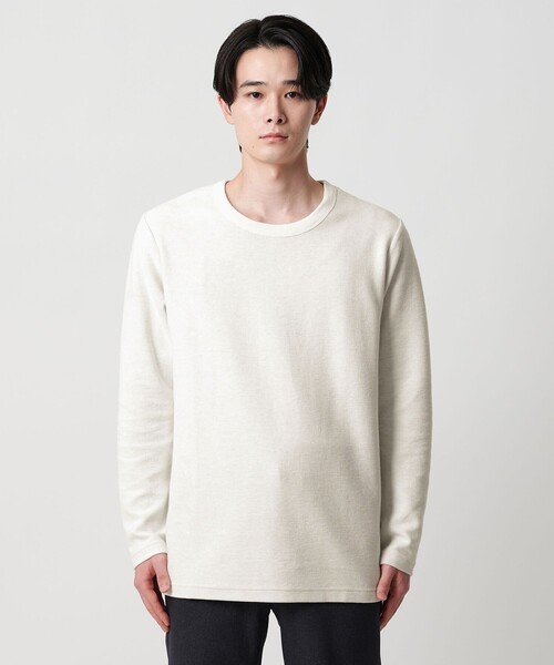 A DAY IN THE LIFE UNITED ARROWS(アデイインザライフユナイテッドアローズ)の「ダブルフェイス リップル カットソー<A DAY IN THE LIFE>(Tシャツ/カットソー・メンズ・ワイン/オリーブ/ブラック/ホワイト・M/XL/L/S)」の20枚目の写真