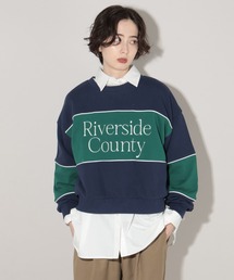 カラーブロックスウェット