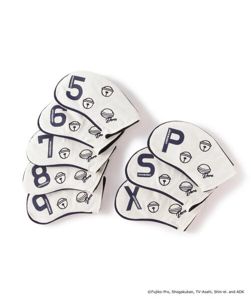 【Jack Bunny!!】【ドラえもん】アイアン用ヘッドカバー (8個セット) (UNISEX)