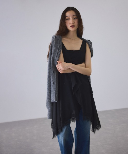 週末限定値下げ！アダムエロペ ＊ADAM ET ROPE' ヘムレースシアージレ ヘムレースシアージレ（シャツ/ブラウス）｜ADAM ET ROPE