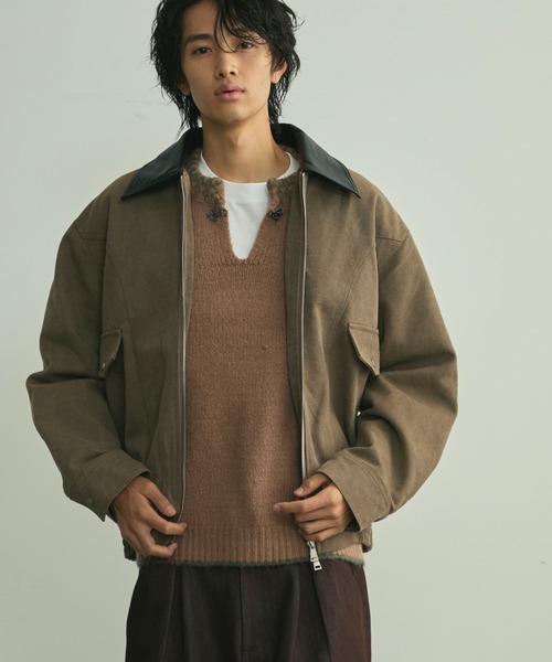 美品 24AW SARTO TYROLEAN JACKET ニット ジャケット SARTO(サルト)のTYROLEAN JACKEST (BLACK)(ニット)の通販 | CEDARWOOD