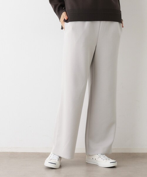 Dessin(デッサン)の「【セットアップ可/洗える】ドライタッチジョーゼットリラクシーパンツ(その他パンツ・レディース・ホワイト系/ブラック/ナチュラル・01/02/03)」の12枚目の写真