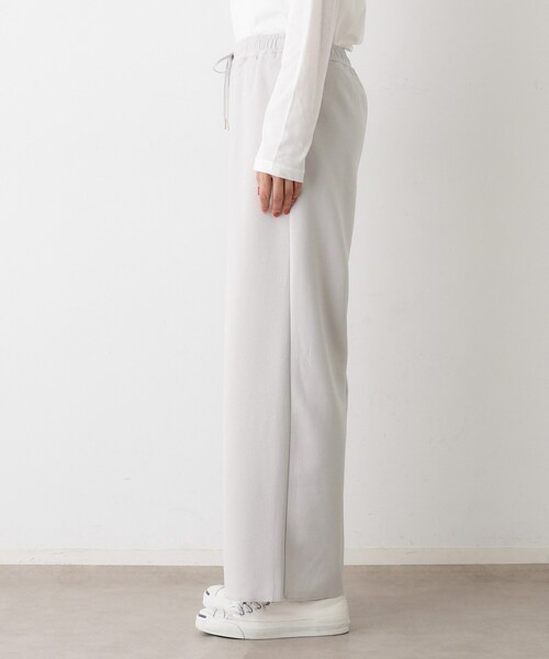Dessin(デッサン)の「【セットアップ可/洗える】ドライタッチジョーゼットリラクシーパンツ(その他パンツ・レディース・ホワイト系/ブラック/ナチュラル・01/02/03)」の17枚目の写真