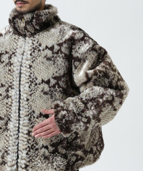 FR(13)NDS（フレンズ）の「FR(13)NDS /フレンズ/Fur Stand Python BZ（ブルゾン・メンズ・ベージュ・L/M）」の21枚目の写真