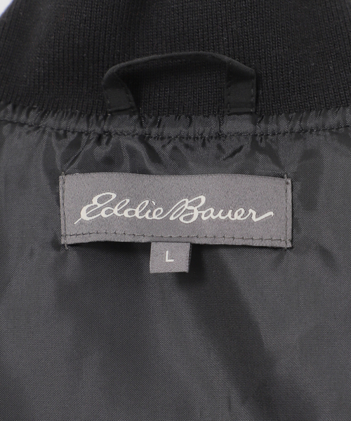 Eddie Bauer(エディーバウアー)の「Eddie Bauer 別注 中綿 キルティングベスト(ダウンベスト・メンズ・ブラック/ブラウン・MEDIUM/LARGE)」の11枚目の写真