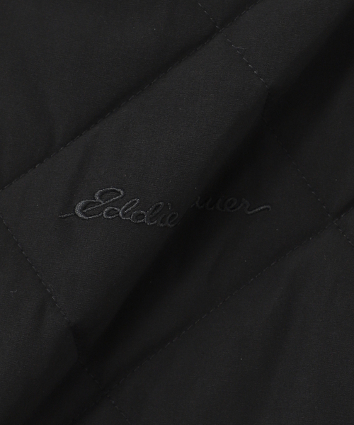 Eddie Bauer(エディーバウアー)の「Eddie Bauer 別注 中綿 キルティングベスト(ダウンベスト・メンズ・ブラック/ブラウン・MEDIUM/LARGE)」の3枚目の写真