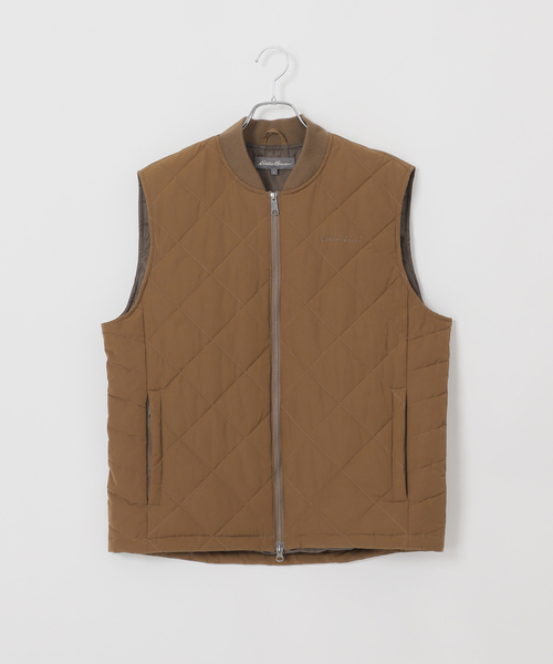 セール】Eddie Bauer 別注 中綿 キルティングベスト（ダウンベスト