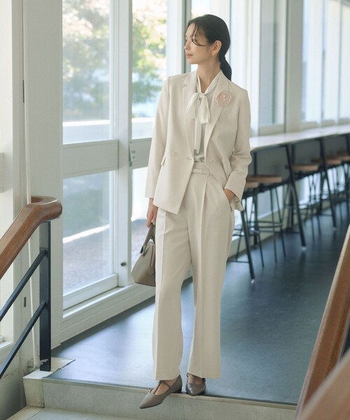 スミレ様専用】GREEN LABEL RELAXING ベージュパンツスーツsize SHORT