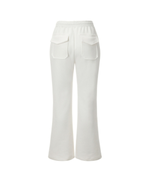 KHAKIPOINT(カーキポイント)の「Chrome Bootcut Pants (white)(スウェットパンツ・レディース・その他・FREE)」の3枚目の写真