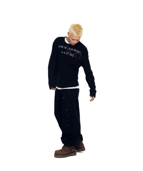 AAKAM（アーカム）の「Waffle Henry Neck Long Sleeve (Black)（Tシャツ/カットソー・レディース・その他・1/2）」の9枚目の写真