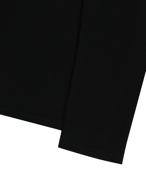 AAKAM（アーカム）の「Waffle Henry Neck Long Sleeve (Black)（Tシャツ/カットソー・レディース・その他・1/2）」の13枚目の写真