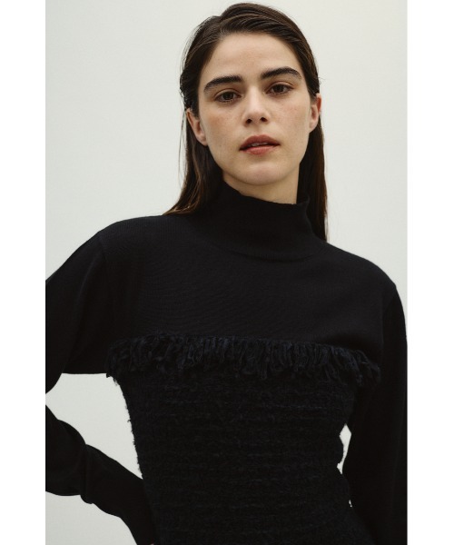 新品　タグ付き　RIM.ARK stylish polo knit RIM.ARK | Turtleneck tight knit tops (KNITWEAR ) |RIM.ARK ONLINE STORE