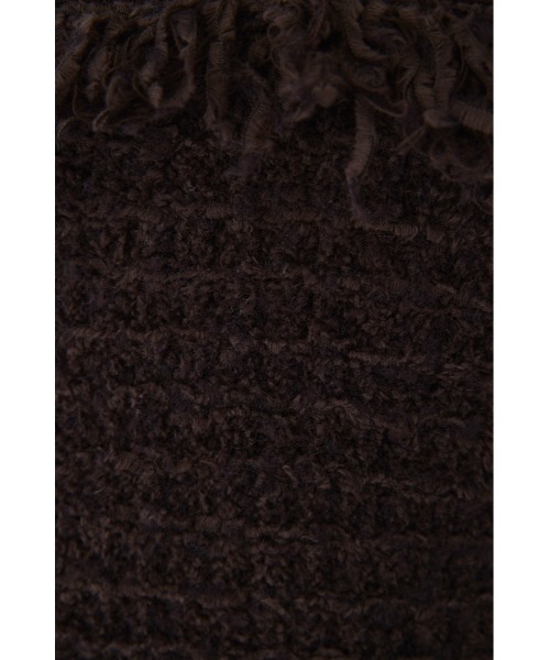 RIM.ARK(リムアーク)の「Tweed docking knit tops ツイードドッキングニットトップス(ニット/セーター・レディース・ブラウン/ネイビー/ブラック・36/38)」の14枚目の写真
