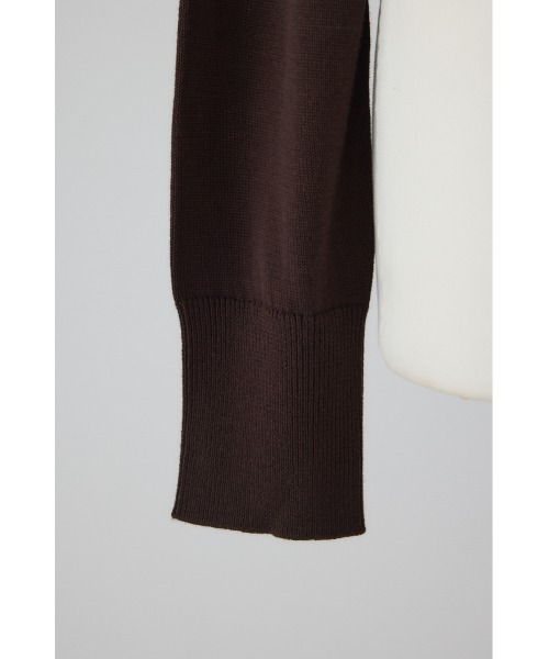 RIM.ARK(リムアーク)の「Tweed docking knit tops ツイードドッキングニットトップス(ニット/セーター・レディース・ブラウン/ネイビー/ブラック・36/38)」の17枚目の写真