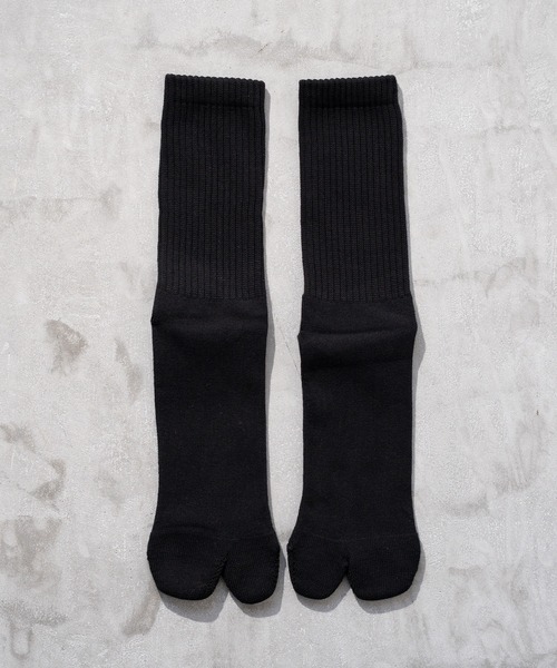 NUMBER (N)INE（ナンバーナイン）の「【NUMBER(N)INE/ナンバーナイン】足袋ソックス/2Pセット/靴下/2足セット（ソックス/靴下・メンズ・ホワイト/ブラック・FREE）」の2枚目の写真