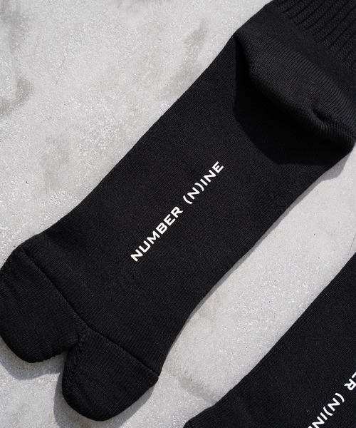 NUMBER (N)INE（ナンバーナイン）の「【NUMBER(N)INE/ナンバーナイン】足袋ソックス/2Pセット/靴下/2足セット（ソックス/靴下・メンズ・ホワイト/ブラック・FREE）」の9枚目の写真