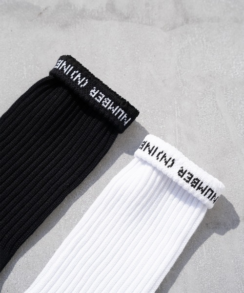 NUMBER (N)INE（ナンバーナイン）の「【NUMBER(N)INE/ナンバーナイン】足袋ソックス/2Pセット/靴下/2足セット（ソックス/靴下・メンズ・ホワイト/ブラック・FREE）」の7枚目の写真