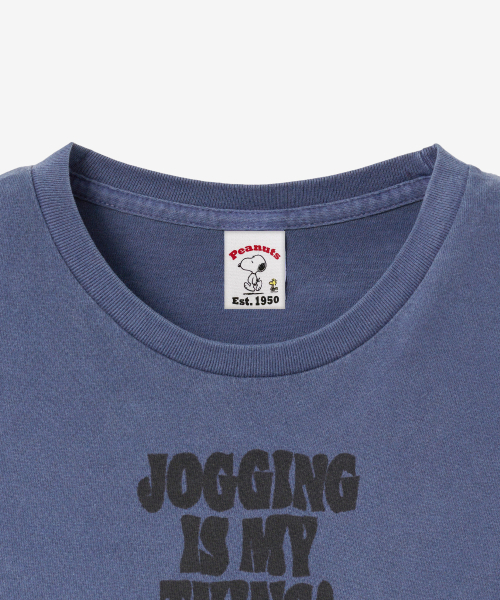 VTWO(ブイツー)の「ジョギングスヌーピーピグメントTシャツ (NAVY)(Tシャツ/カットソー・メンズ・その他・SMALL/MEDIUM/LARGE)」の4枚目の写真